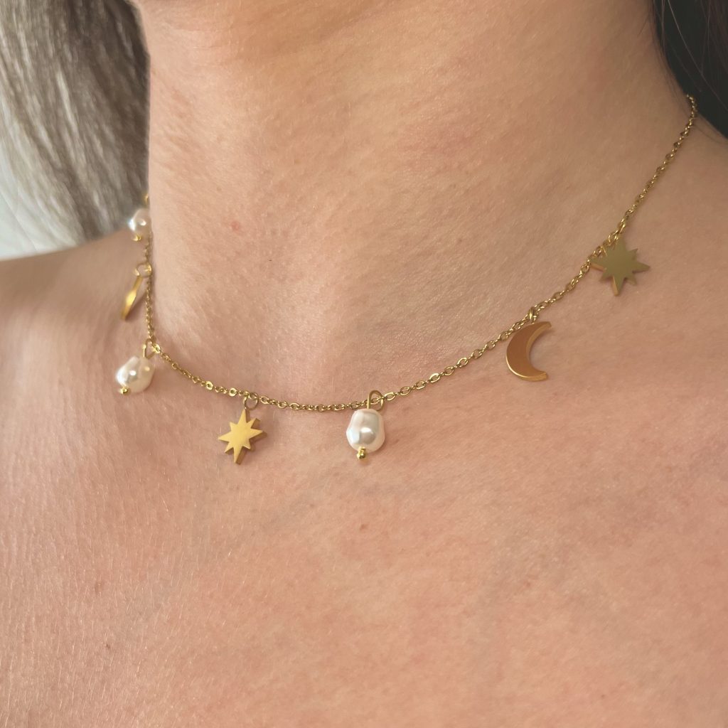 Collar Tuya Dorado Acero Inoxidable