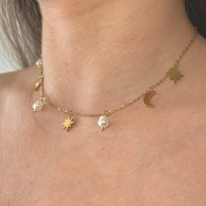 Collar Tuya Dorado Acero Inoxidable