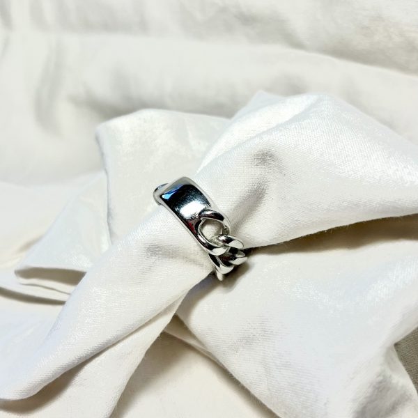 Anillo 4K acero inoxidable