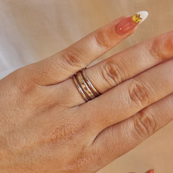Anillo Arena Plateado - Imagen 4