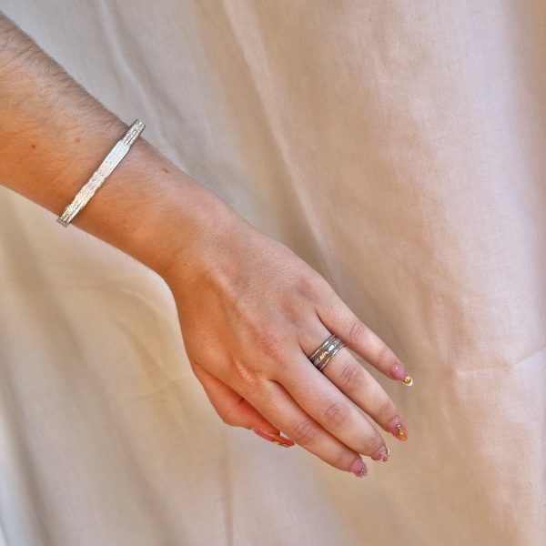 Anillo Arena Plateado - Imagen 5