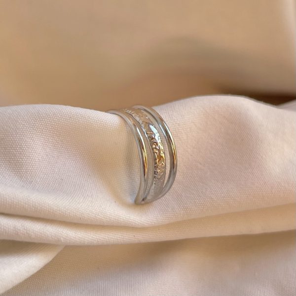 Anillo Arena Plateado - Imagen 2